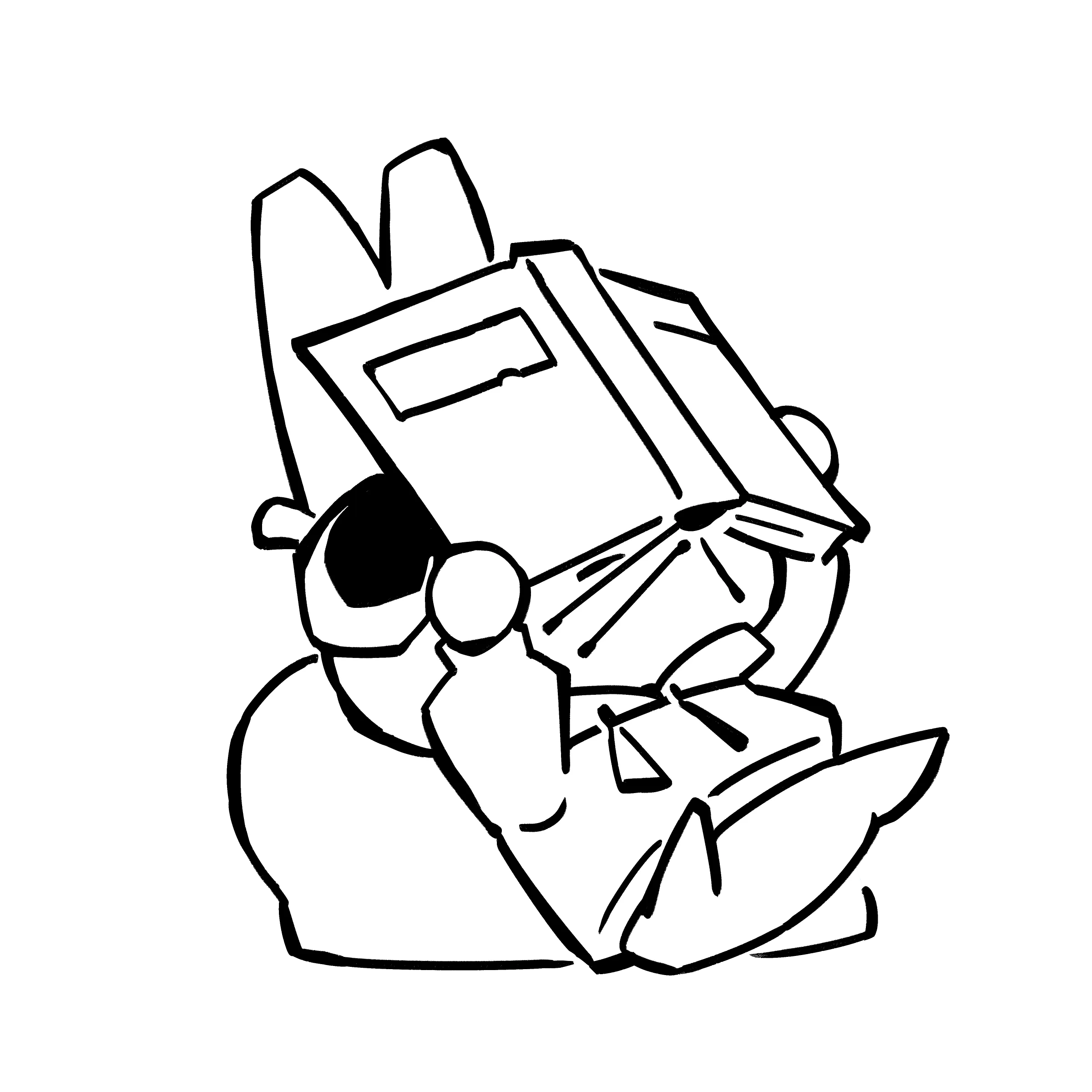 Viktor waving at you